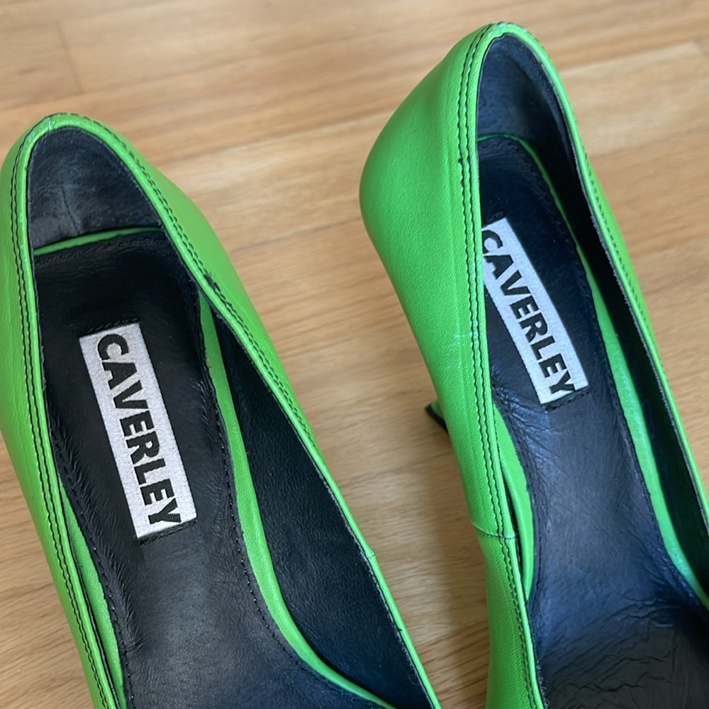 Caverley Molly Heel Apple Green size 38 - Picture 4 of 4